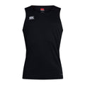 Black - Front - Canterbury Mens Club Dry Tank Top