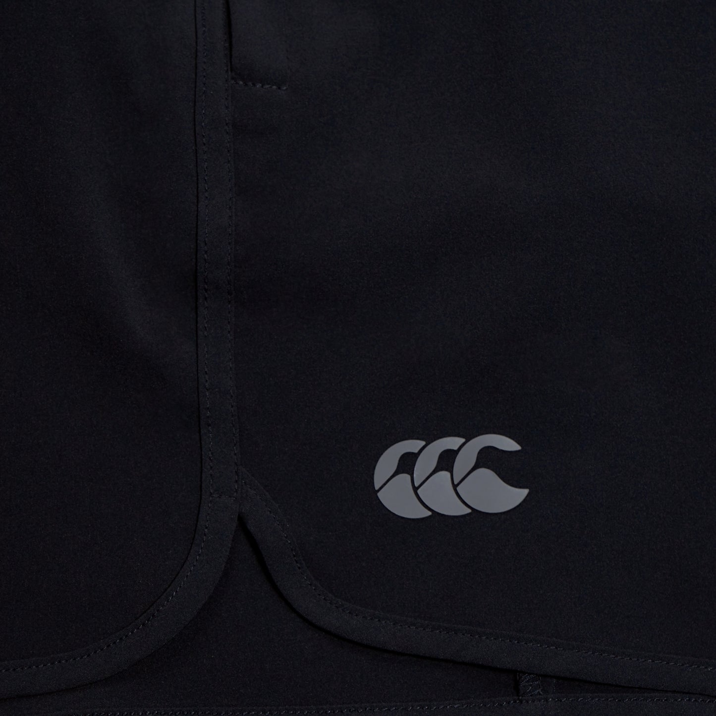 Black - Side - Canterbury Womens-Ladies Elite Woven Shorts