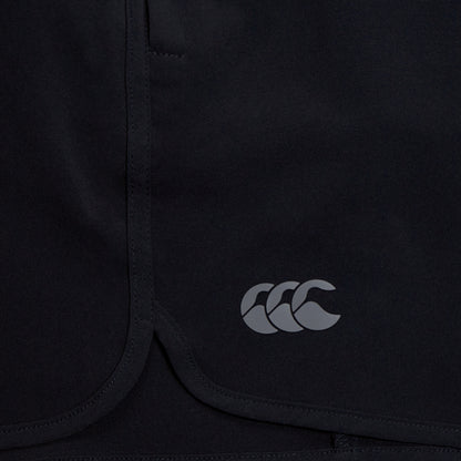 Black - Side - Canterbury Womens-Ladies Elite Woven Shorts