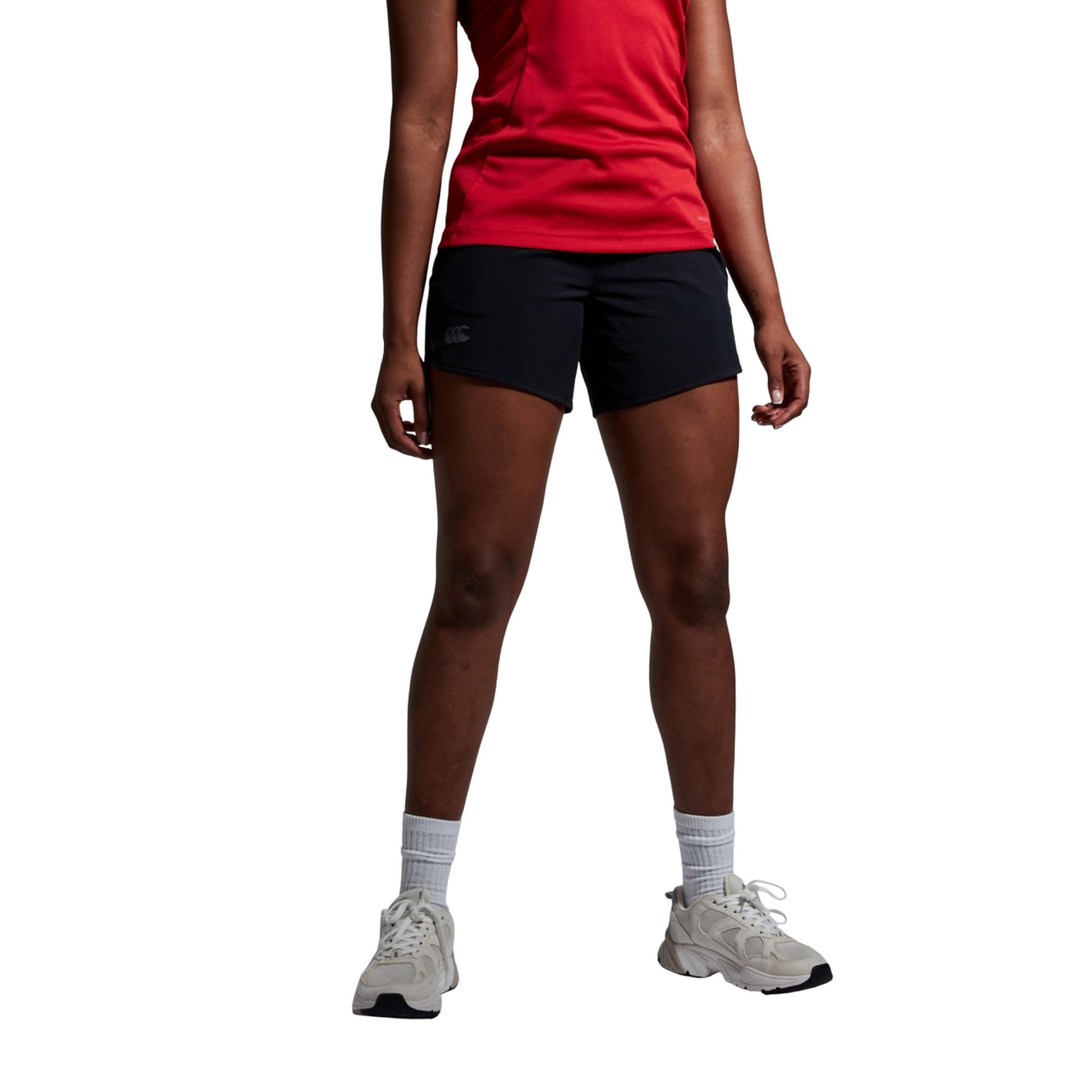 Black - Lifestyle - Canterbury Womens-Ladies Elite Woven Shorts