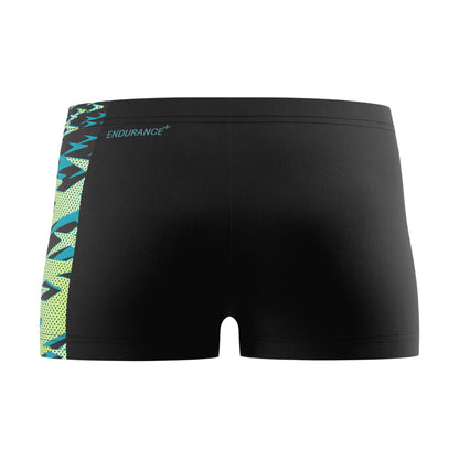 Black-Blue - Back - Speedo Boys Hyperboom Swim Shorts