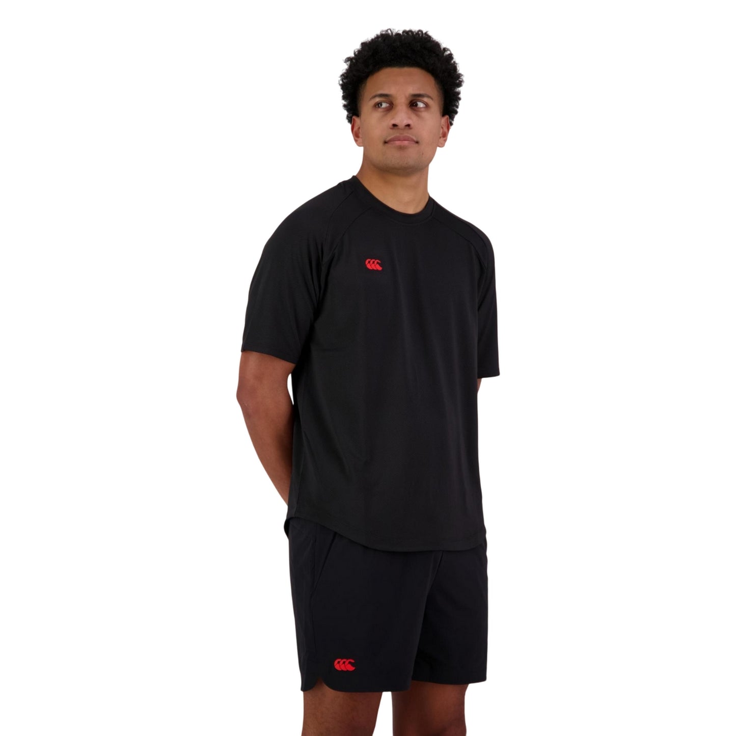 Black - Side - Canterbury Mens Everest Training T-Shirt