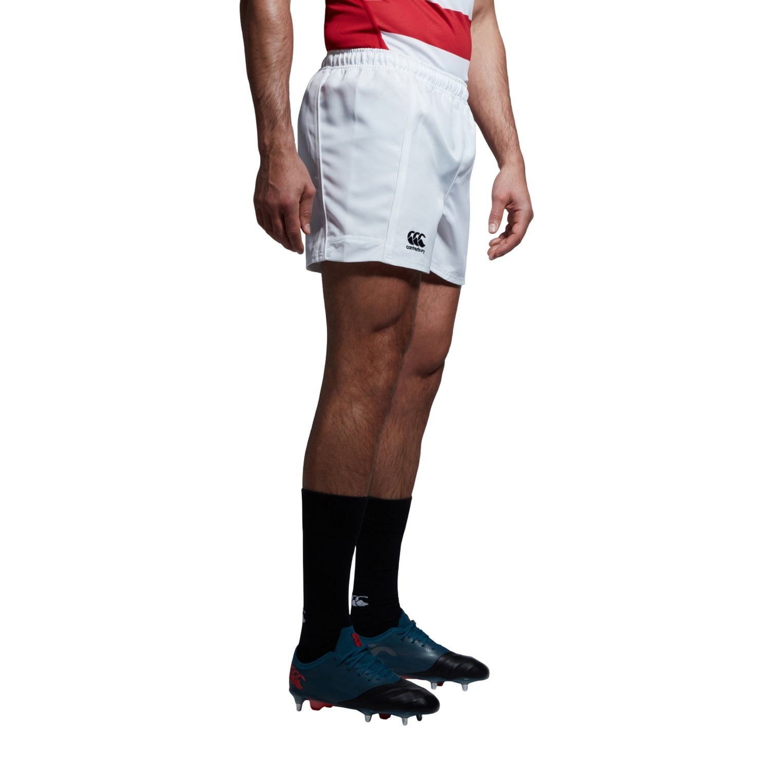 White - Lifestyle - Canterbury Mens Advantage Rugby Shorts