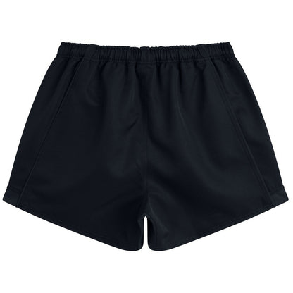 Black - Back - Canterbury Mens Advantage Rugby Shorts