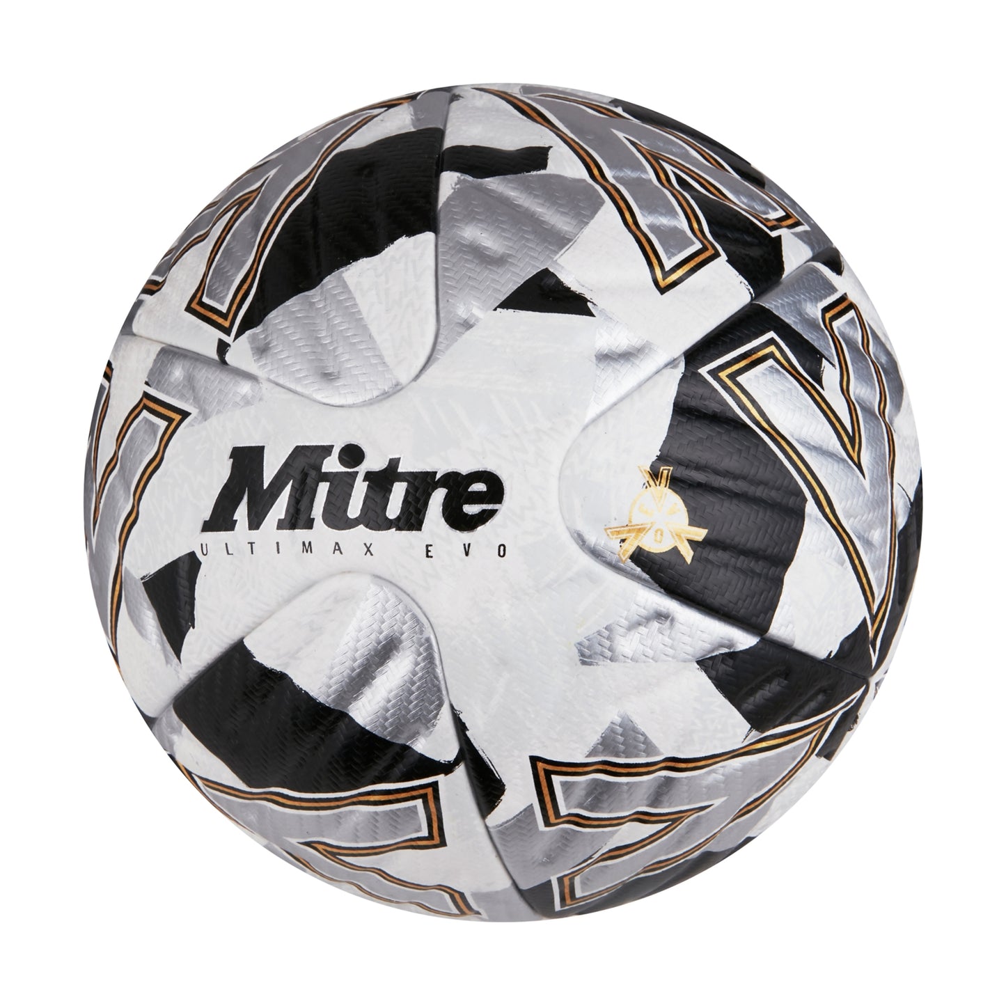White-Silver-Black - Back - Mitre Ultimax Evo Football