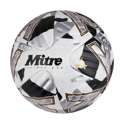 White-Silver-Black - Back - Mitre Ultimax Evo Football