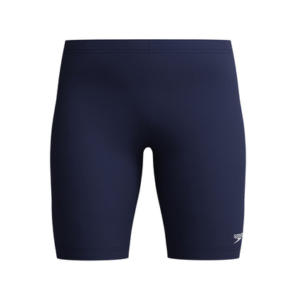 Navy - Front - Speedo Boys Logo Endurance+ Swim Shorts