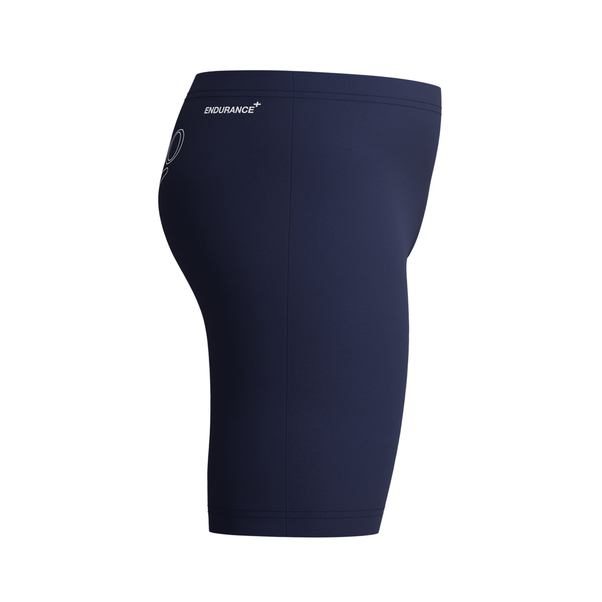 Navy - Side - Speedo Boys Logo Endurance+ Swim Shorts