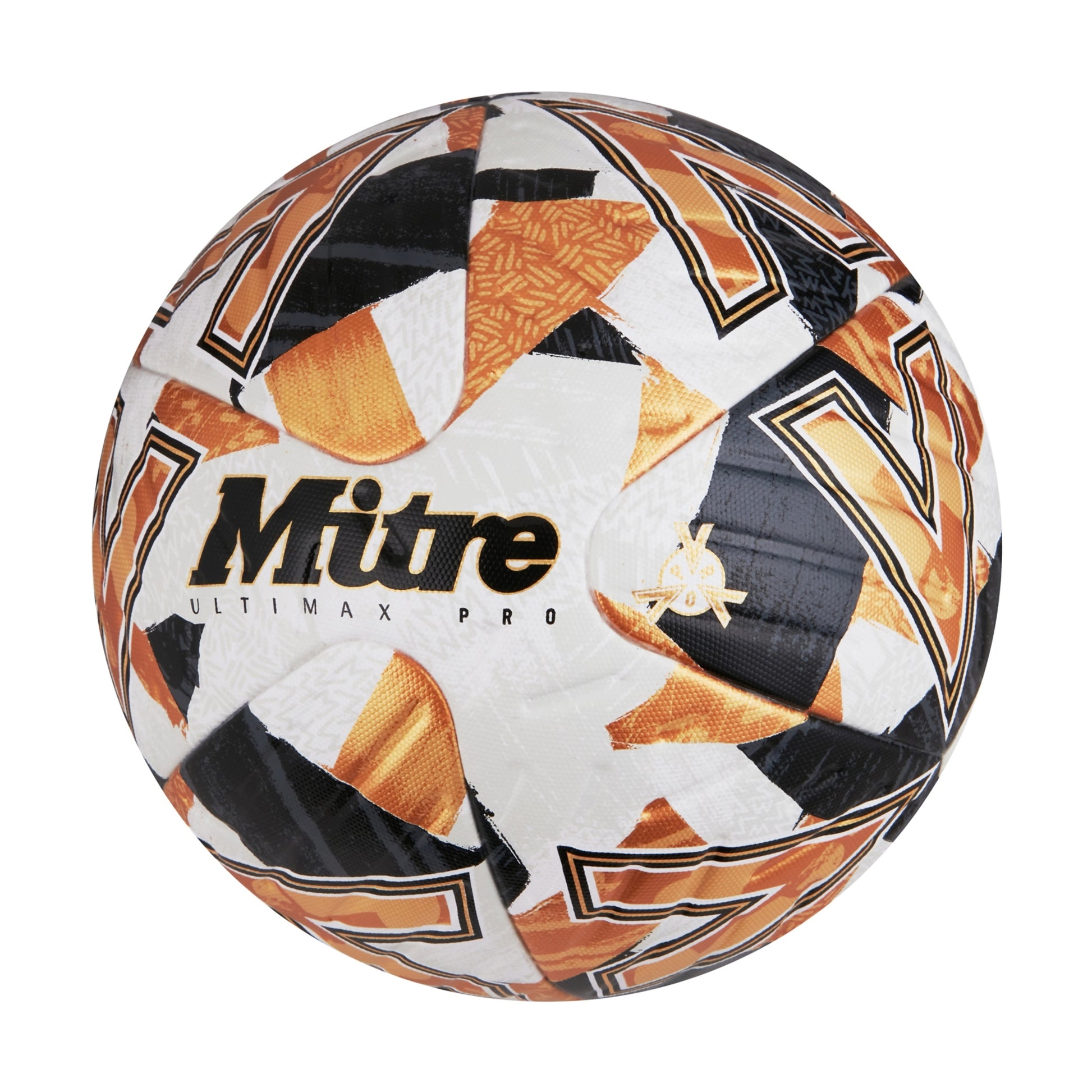 White-Gold-Black - Back - Mitre Ultimax Pro Football