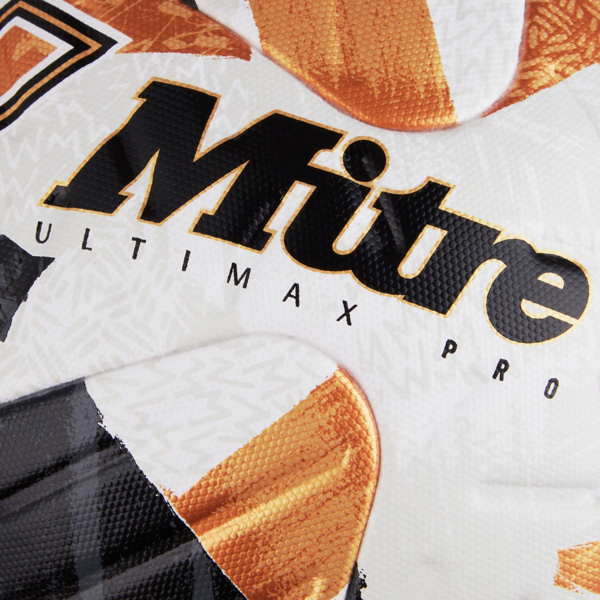 White-Gold-Black - Side - Mitre Ultimax Pro Football