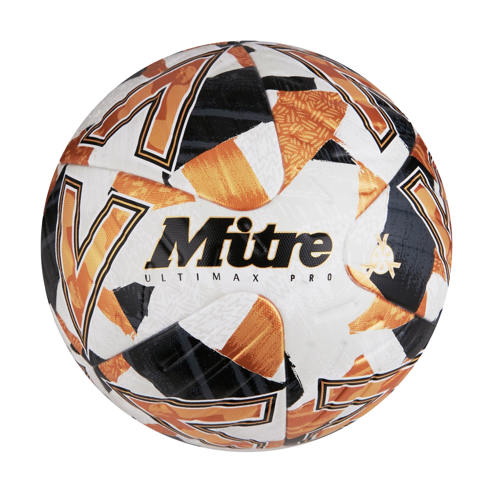 White-Gold-Black - Front - Mitre Ultimax Pro Football