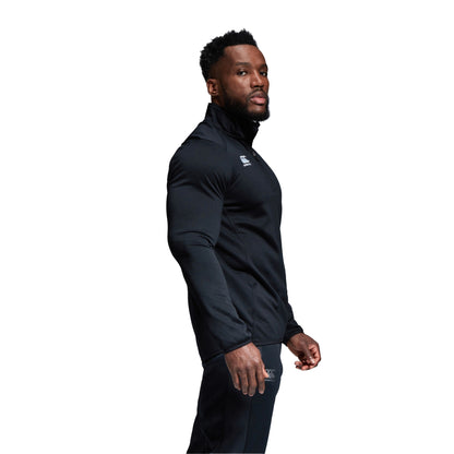 Black - Side - Canterbury Mens Club Quarter Zip Training Midlayer