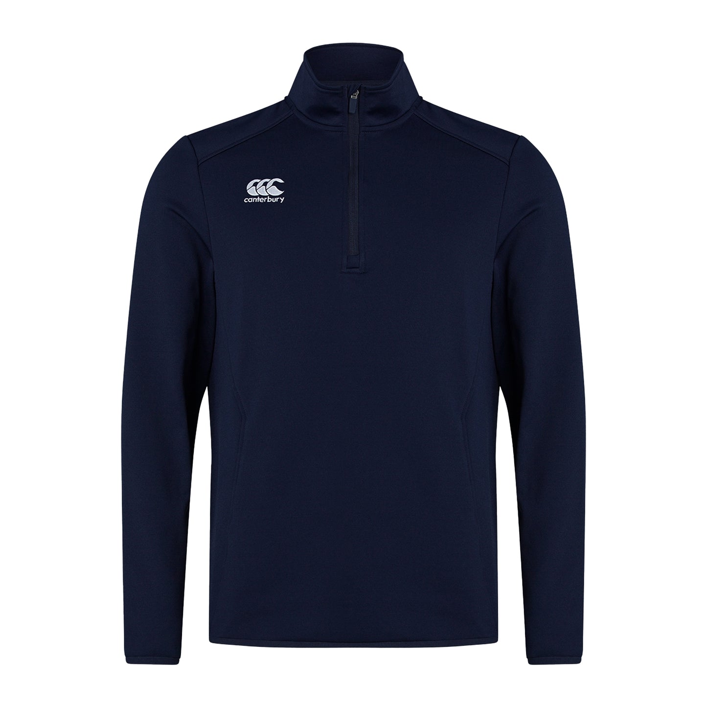 Navy - Front - Canterbury Mens Club Quarter Zip Training Midlayer