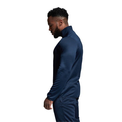 Navy - Back - Canterbury Mens Club Quarter Zip Training Midlayer