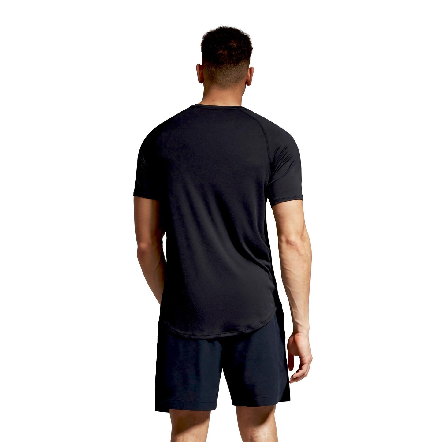 Black-Gunmetal Grey - Back - Canterbury Mens Big Logo Super Light T-Shirt