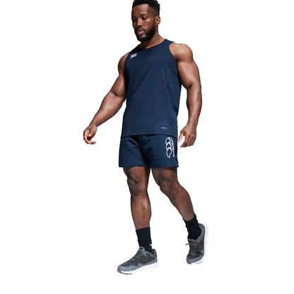 Navy - Close up - Canterbury Mens Tactic Shorts