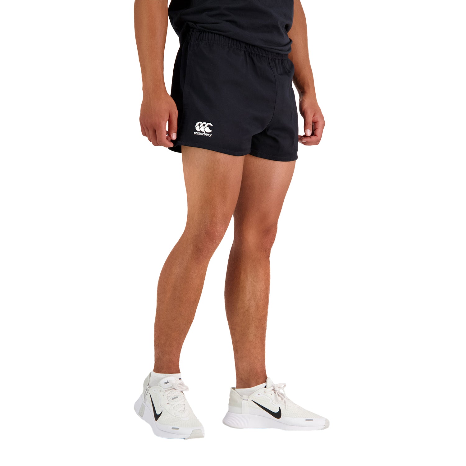 Black - Front - Canterbury Mens Rugged Drill Drill Shorts