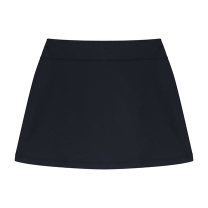 Black - Back - Canterbury Girls Plain Skort