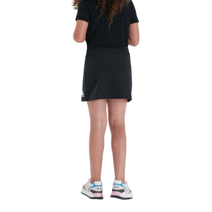 Black - Lifestyle - Canterbury Girls Plain Skort