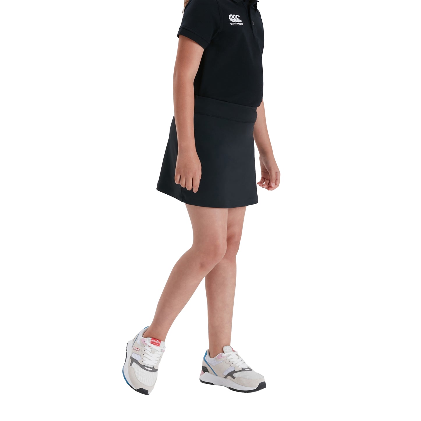 Black - Pack Shot - Canterbury Girls Plain Skort