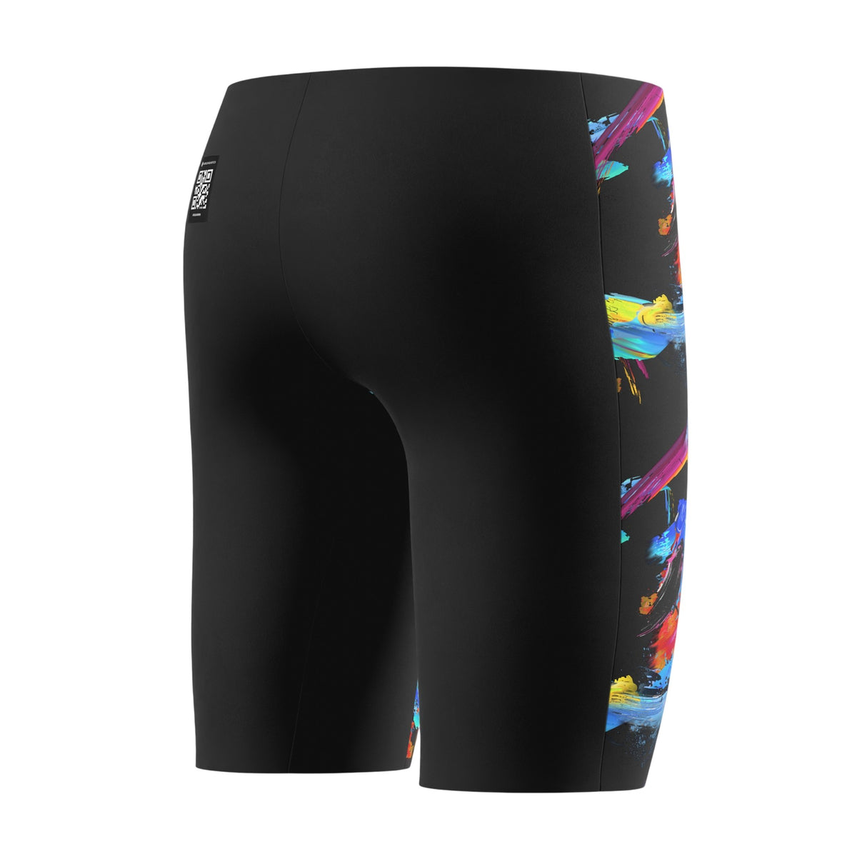 Black-Multicoloured - Lifestyle - Speedo Boys Painted Effect Endurance+ Jammer Shorts