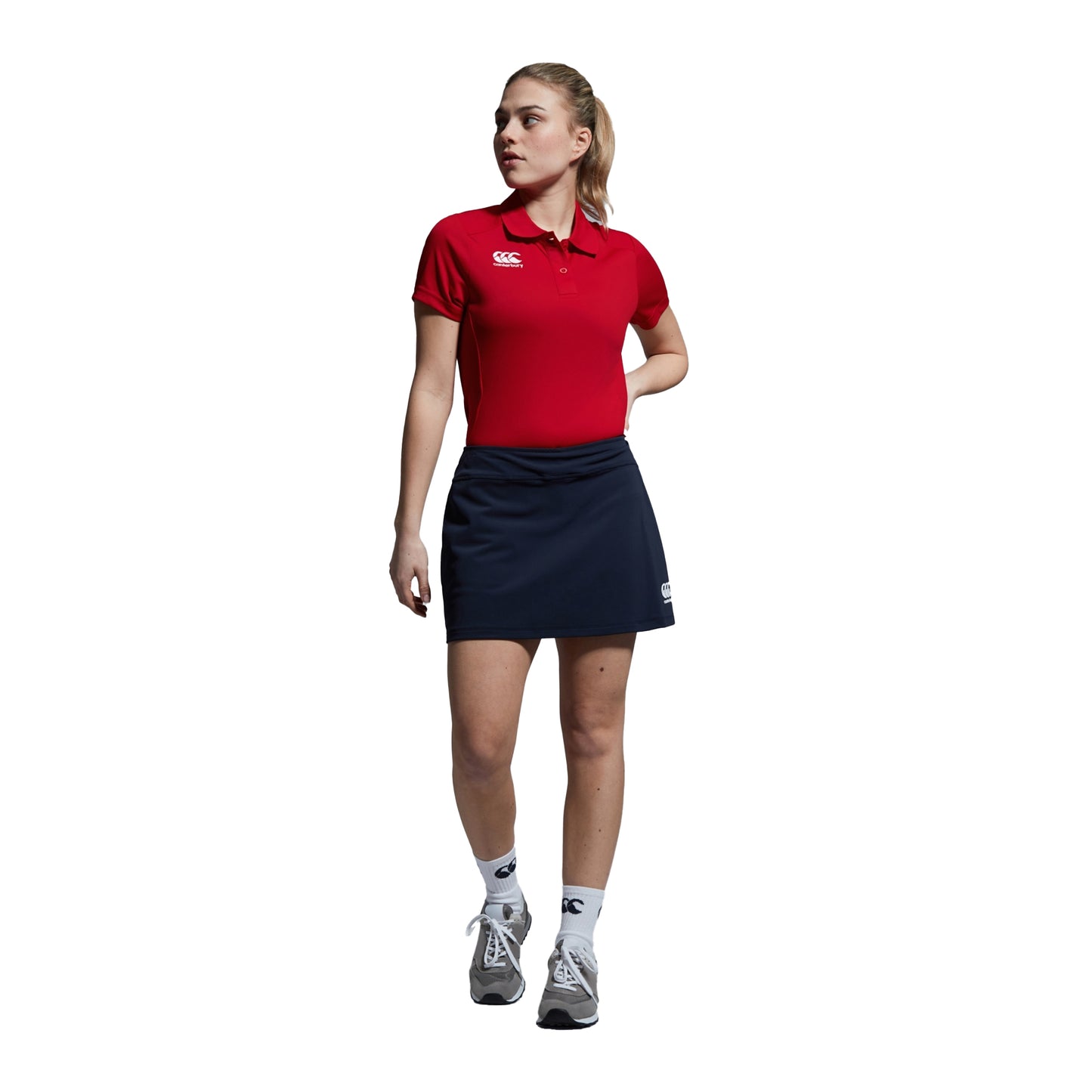 Navy - Pack Shot - Canterbury Womens-Ladies Club Plain Skort
