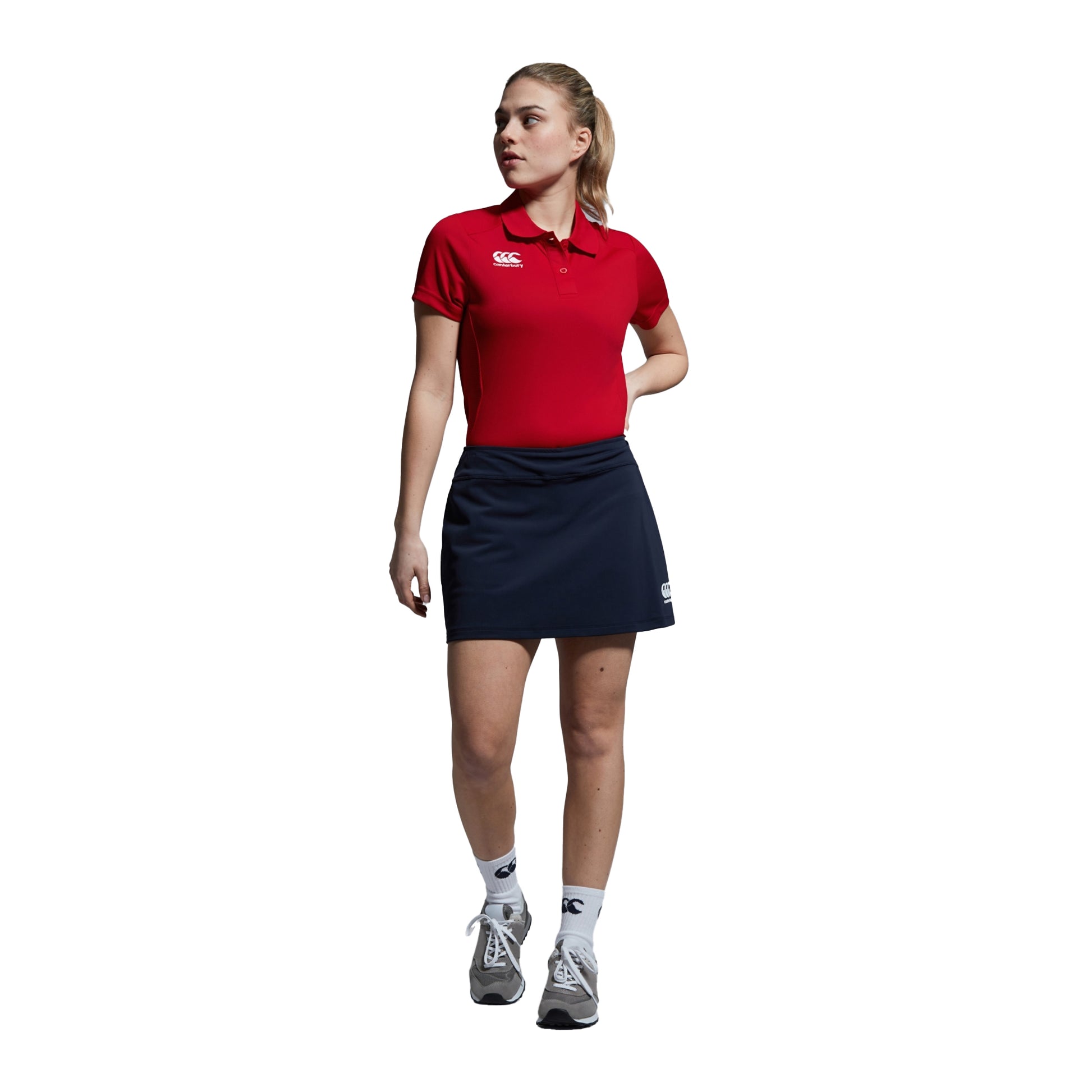 Navy - Pack Shot - Canterbury Womens-Ladies Club Plain Skort