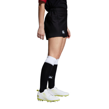 Black - Lifestyle - Canterbury Womens-Ladies Yokohama Shorts