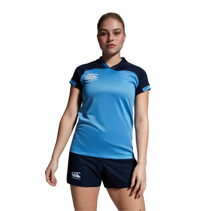 Navy - Side - Canterbury Womens-Ladies Yokohama Shorts
