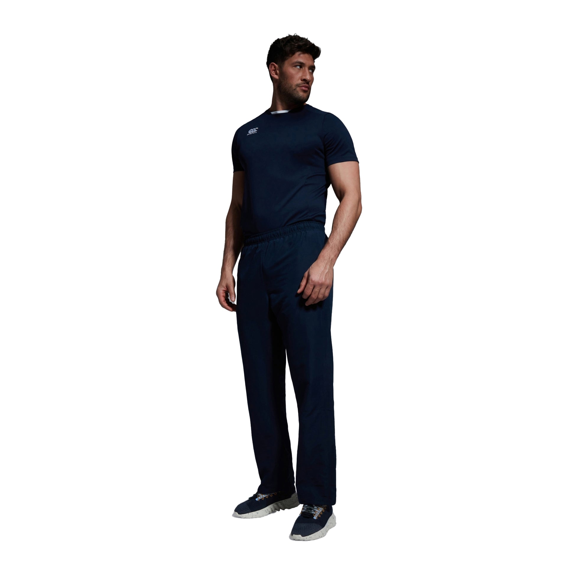 Navy - Lifestyle - Canterbury Mens Stadium Open Hem Tracksuit Bottoms