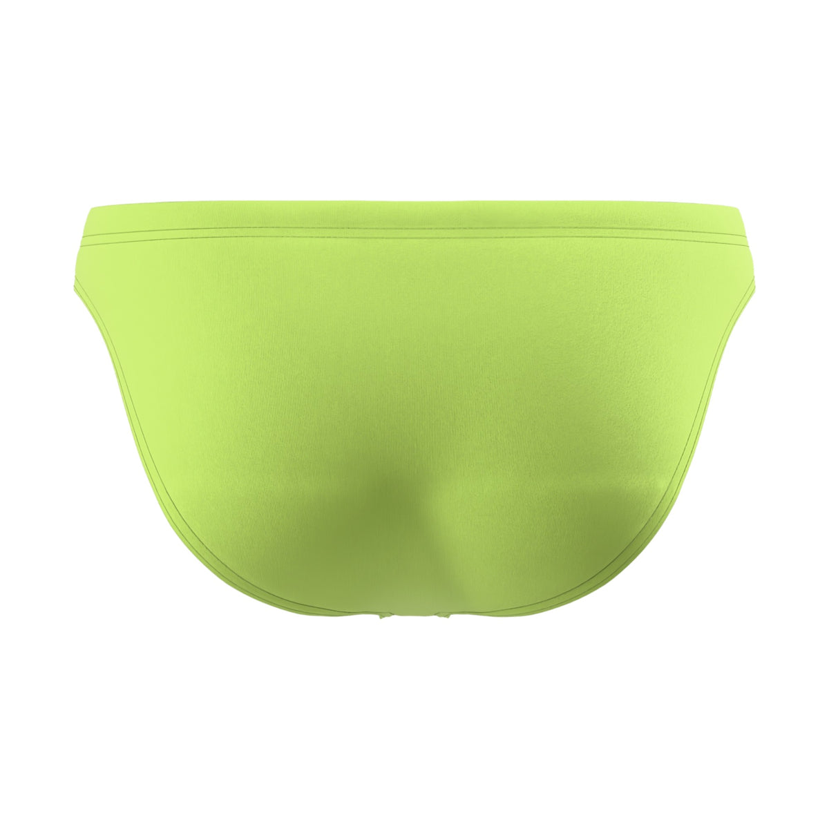 Citrus Green - Back - Speedo Mens Endurance+ Thin Strap Swim Briefs