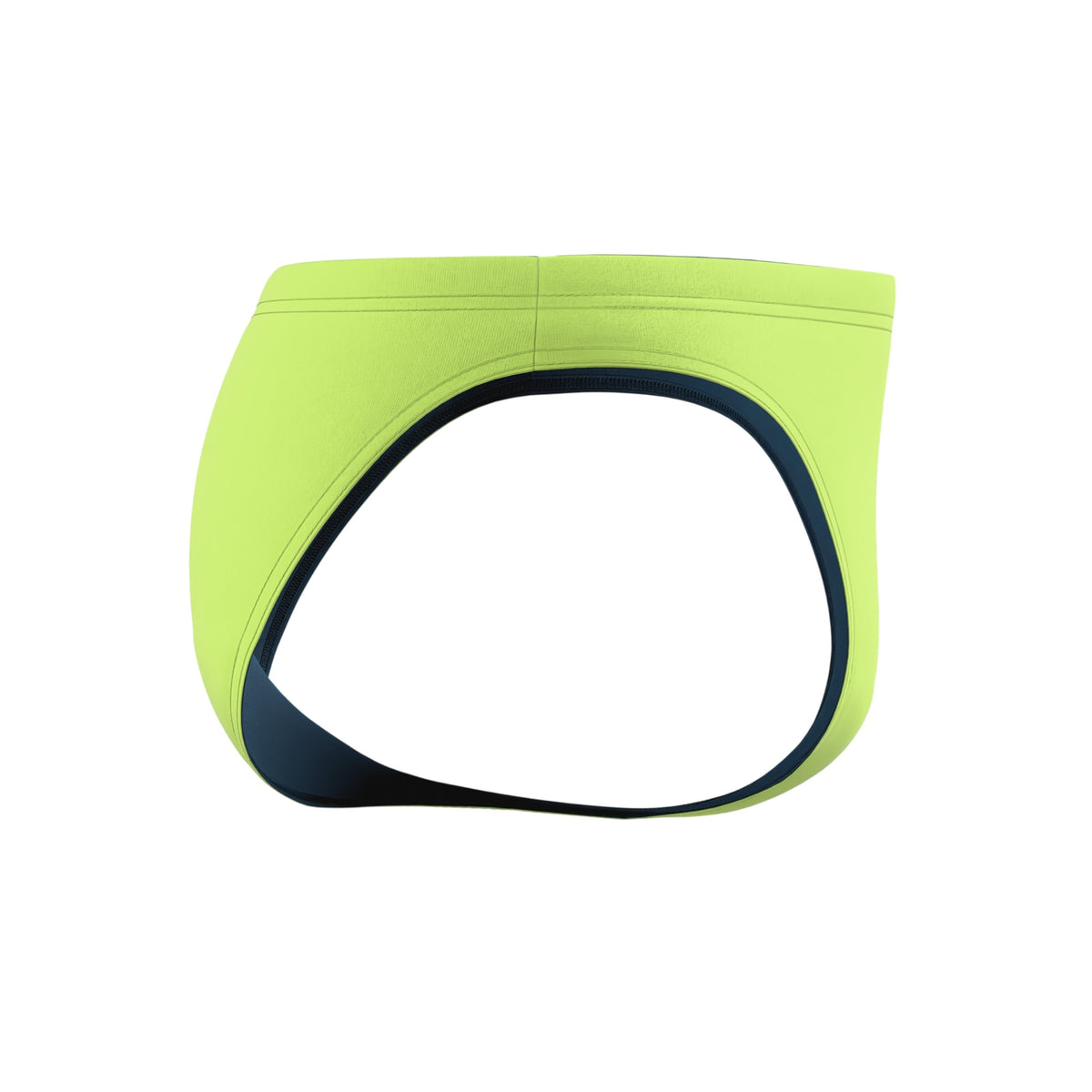 Citrus Green - Side - Speedo Mens Endurance+ Thin Strap Swim Briefs