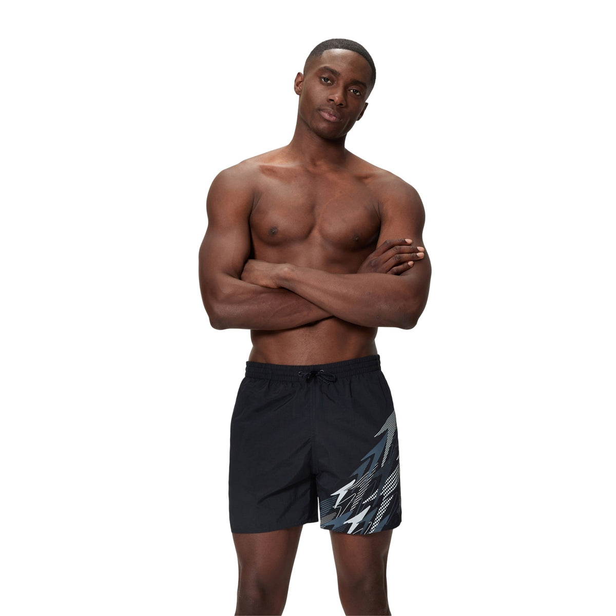 Black - Lifestyle - Speedo Mens Medley Logo Swim Shorts