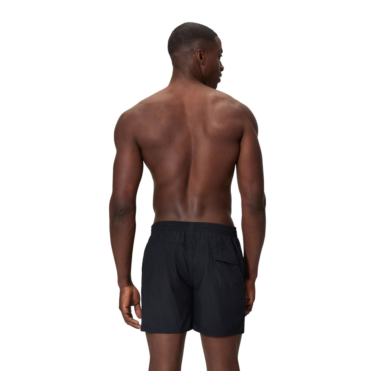 Black - Pack Shot - Speedo Mens Medley Logo Swim Shorts