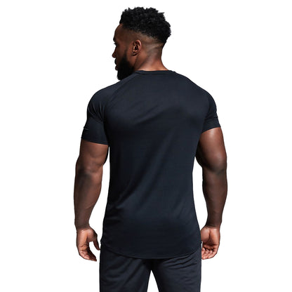 Black - Back - Canterbury Mens Core Logo Vapodri T-Shirt
