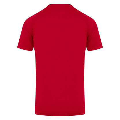 Red - Back - Canterbury Mens Core Logo Vapodri T-Shirt