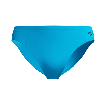 Turquoise - Front - Speedo Mens Big Logo Endurance+ Swim Briefs