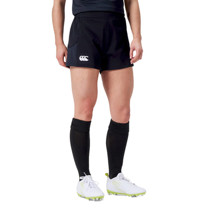 Black - Side - Canterbury Womens-Ladies Advantage 2.0 Shorts