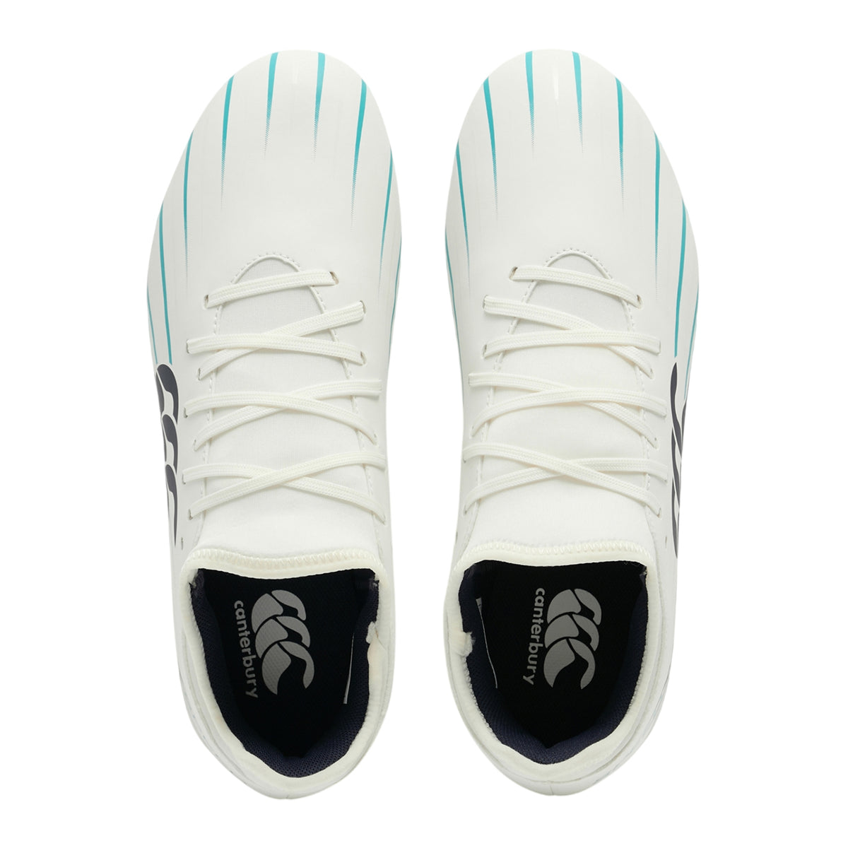 White-Green - Lifestyle - Canterbury Unisex Adult Speed Falcon 2.0 Team Soft Ground Rugby Boots