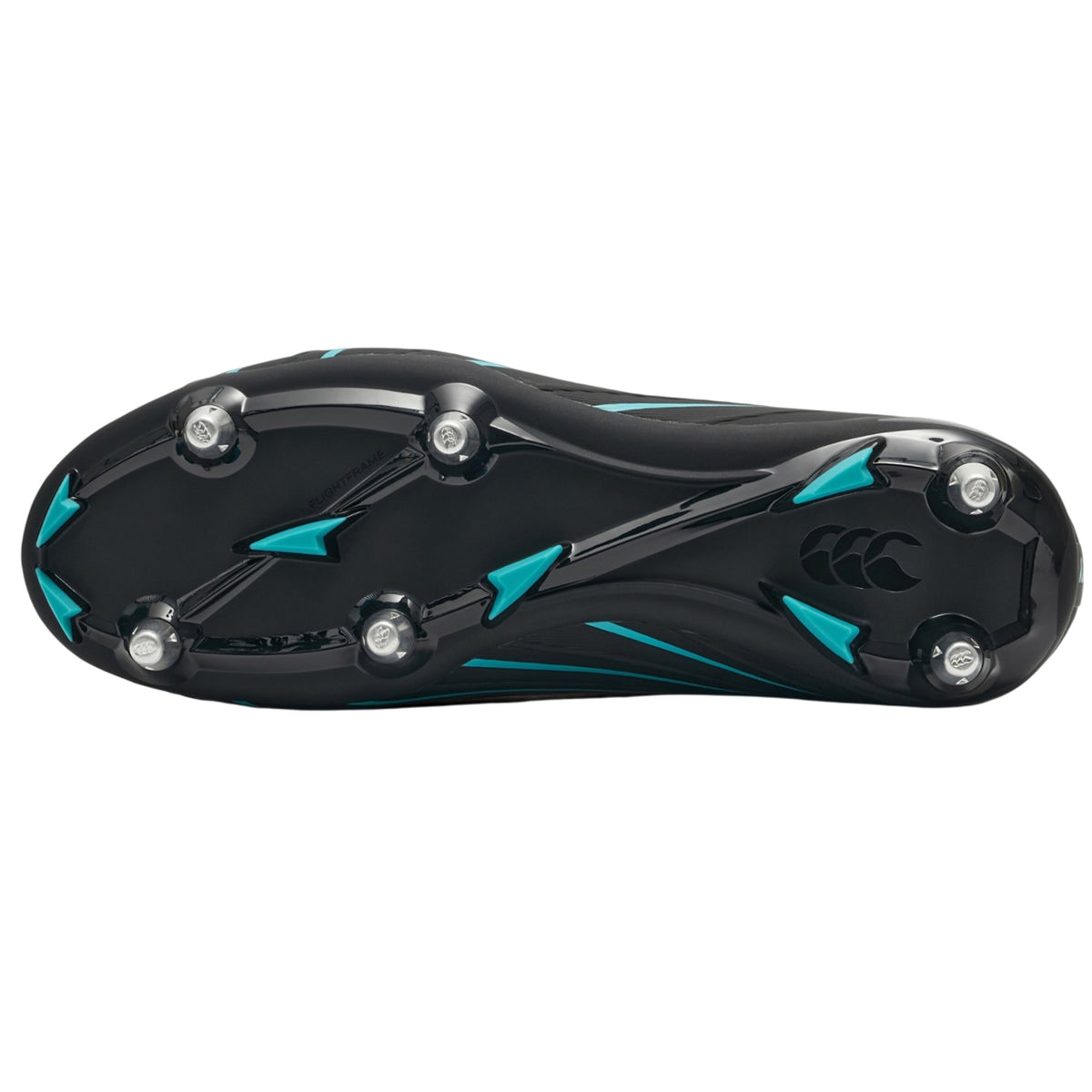 Black - Pack Shot - Canterbury Unisex Adult Speed Falcon Pro 2.0 Soft Ground Rugby Boots