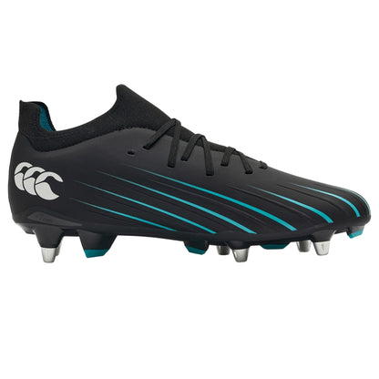 Black - Front - Canterbury Unisex Adult Speed Falcon Pro 2.0 Soft Ground Rugby Boots
