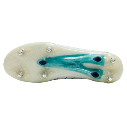 White-Green - Back - Canterbury Mens Phoenix 2.0 Elite Soft Ground Rugby Boots