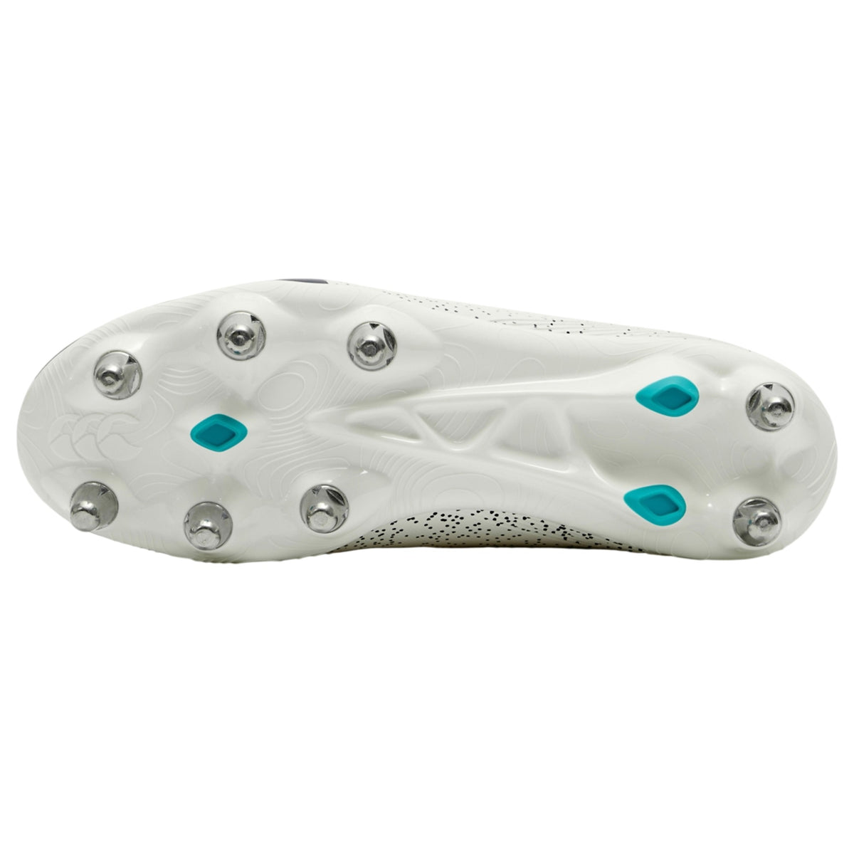 White - Side - Canterbury Mens Stampede Groundbreak Pro Soft Ground Rugby Boots