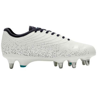 White - Front - Canterbury Mens Stampede Groundbreak Pro Soft Ground Rugby Boots