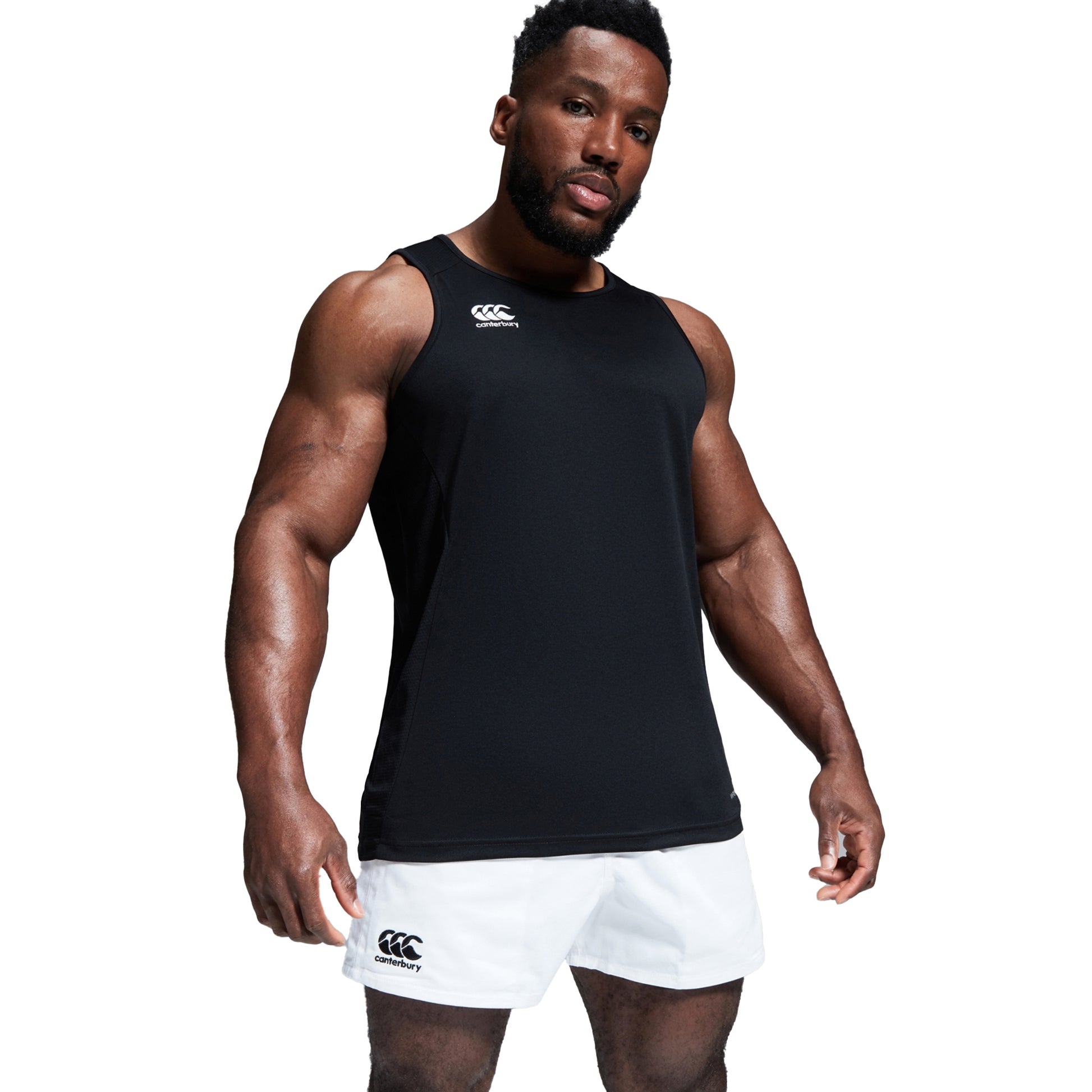 White - Lifestyle - Canterbury Mens Professional Cotton Shorts