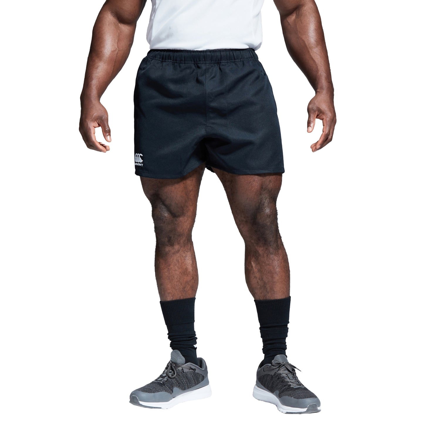 Black - Side - Canterbury Mens Professional Cotton Shorts