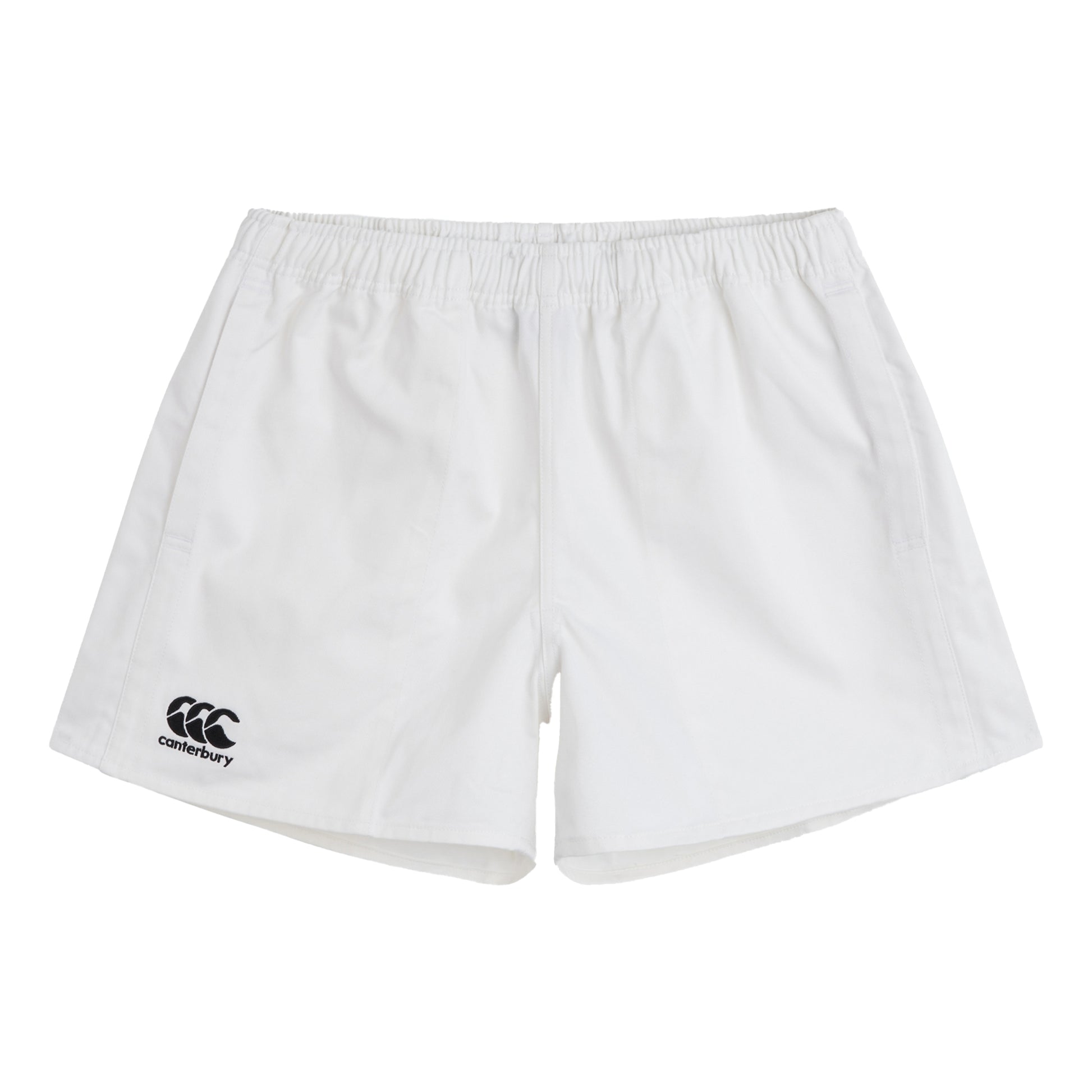 White - Front - Canterbury Mens Professional Cotton Shorts