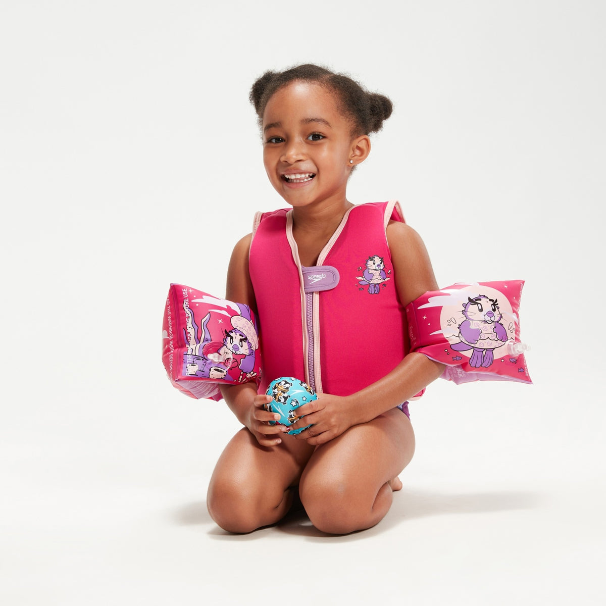 Pink - Pack Shot - Speedo Toddler Character Swim Vest