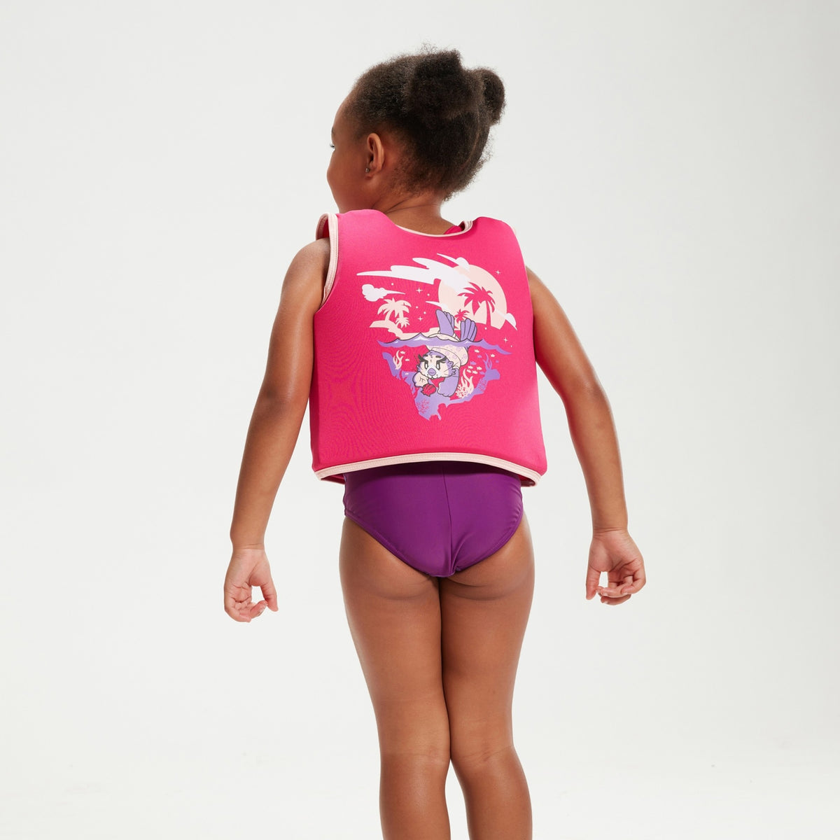 Pink - Close up - Speedo Toddler Character Swim Vest