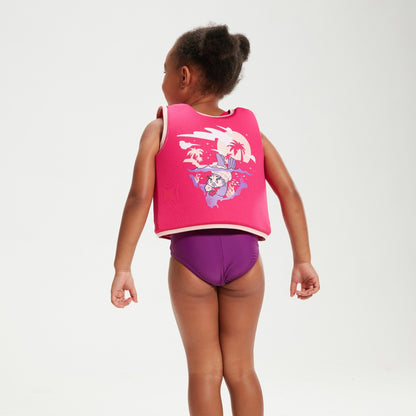 Pink - Close up - Speedo Toddler Character Swim Vest